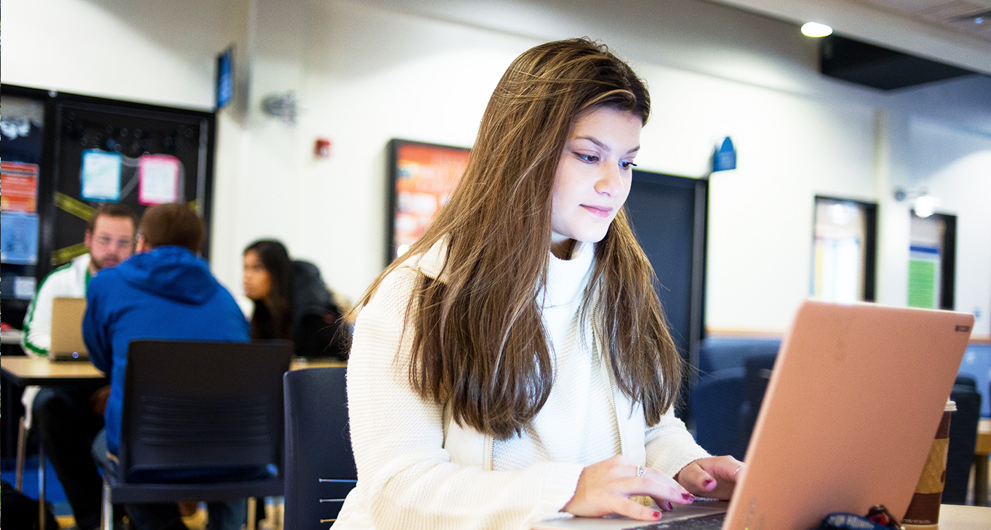 fellowship student studying