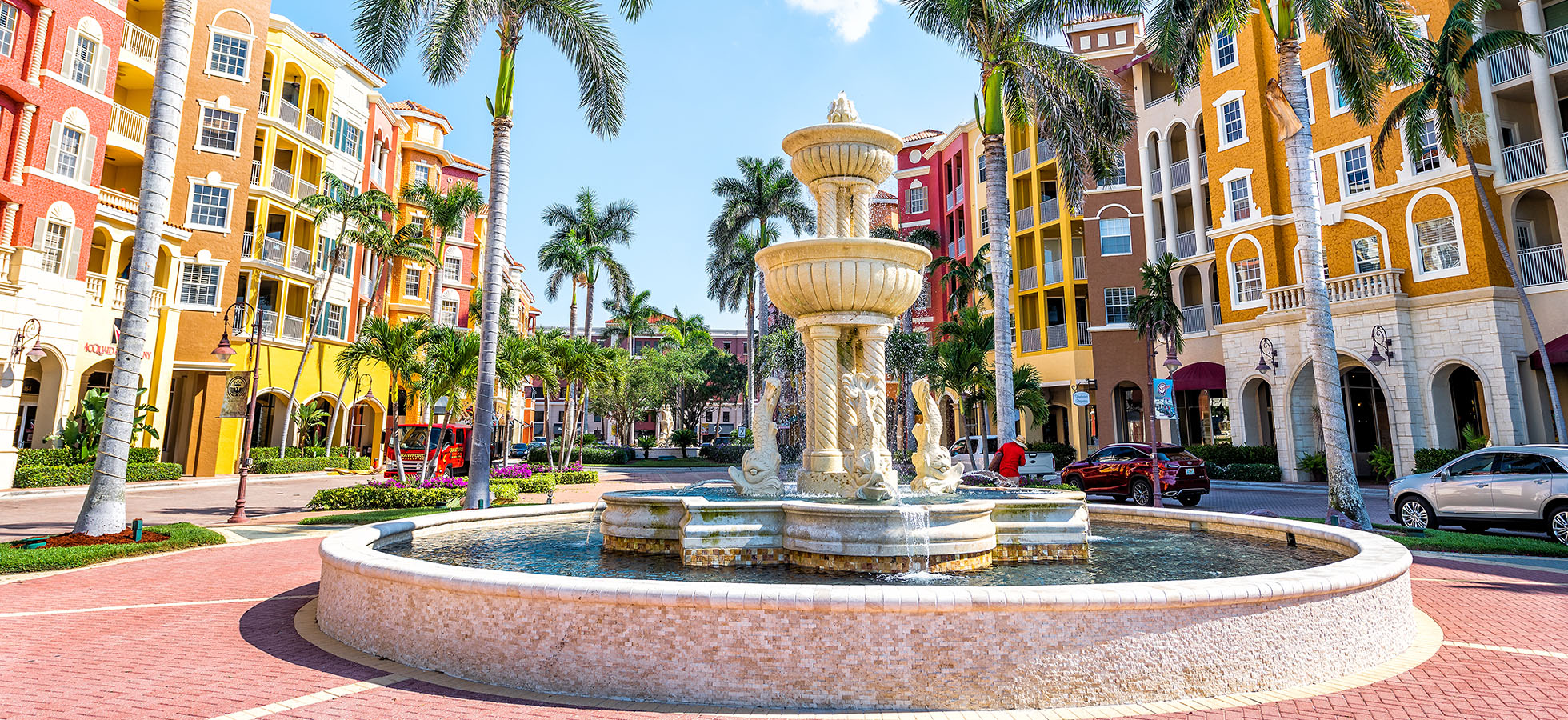 Downtown Naples, Florida.