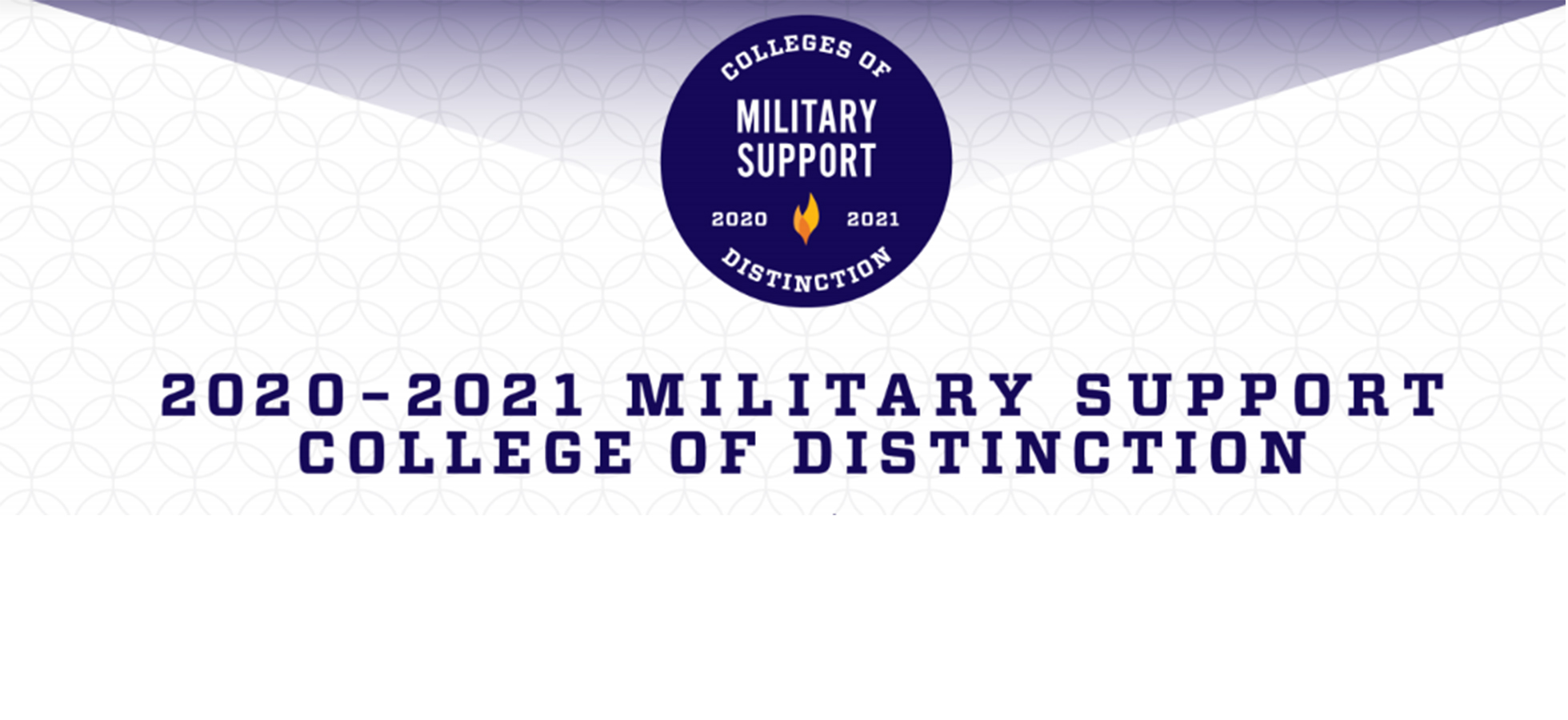 Assumption Lauded as a College of Distinction for Military Support 