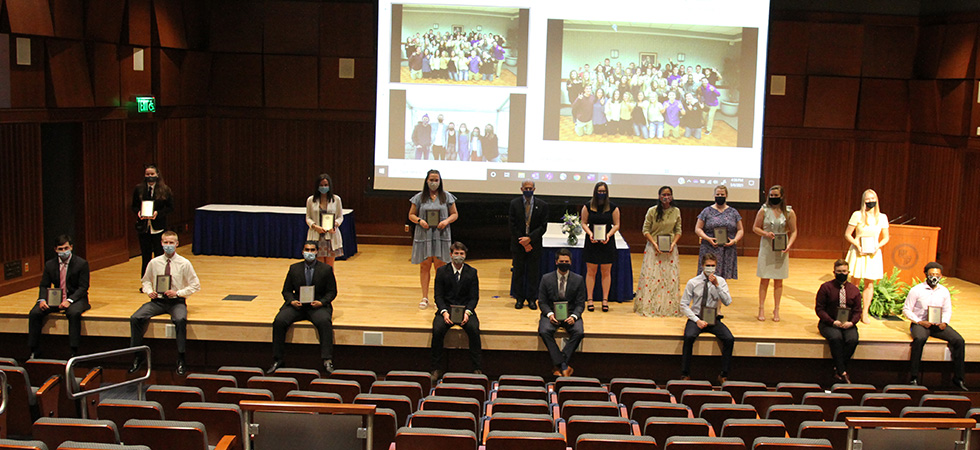 Members of the Class of 2021 Recognized for Exceptional Leadership and Service with Prestigious Crown & Shield Award