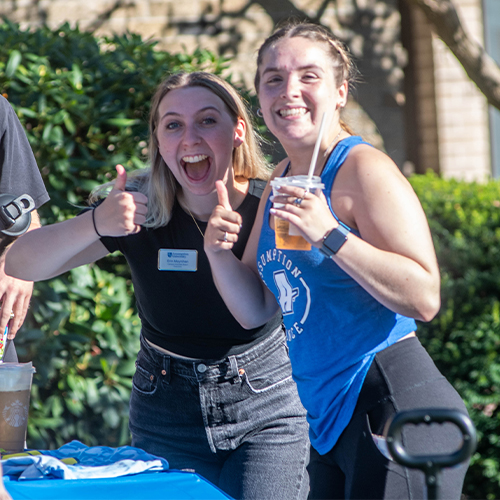 Students at the 2022 Assumption University Clubs and Activities Fair