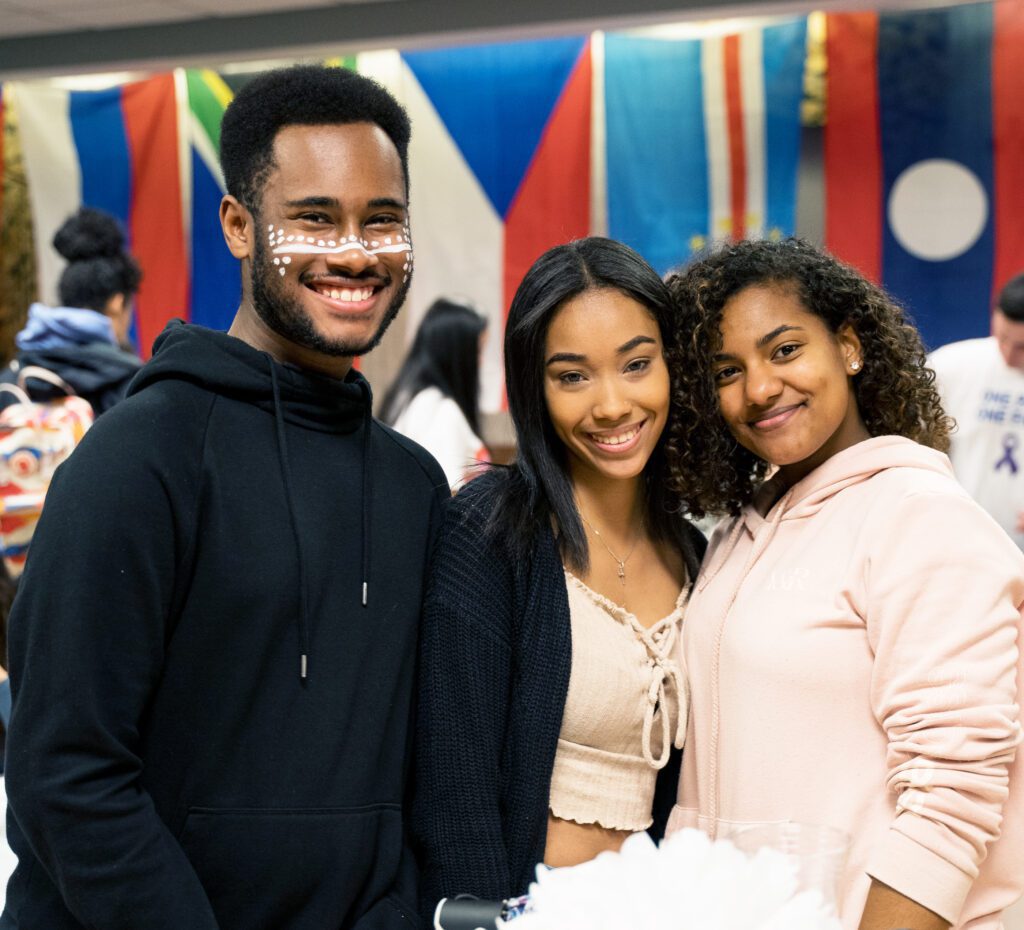 Assumption University students attend the University's Multicultural Day celebration.